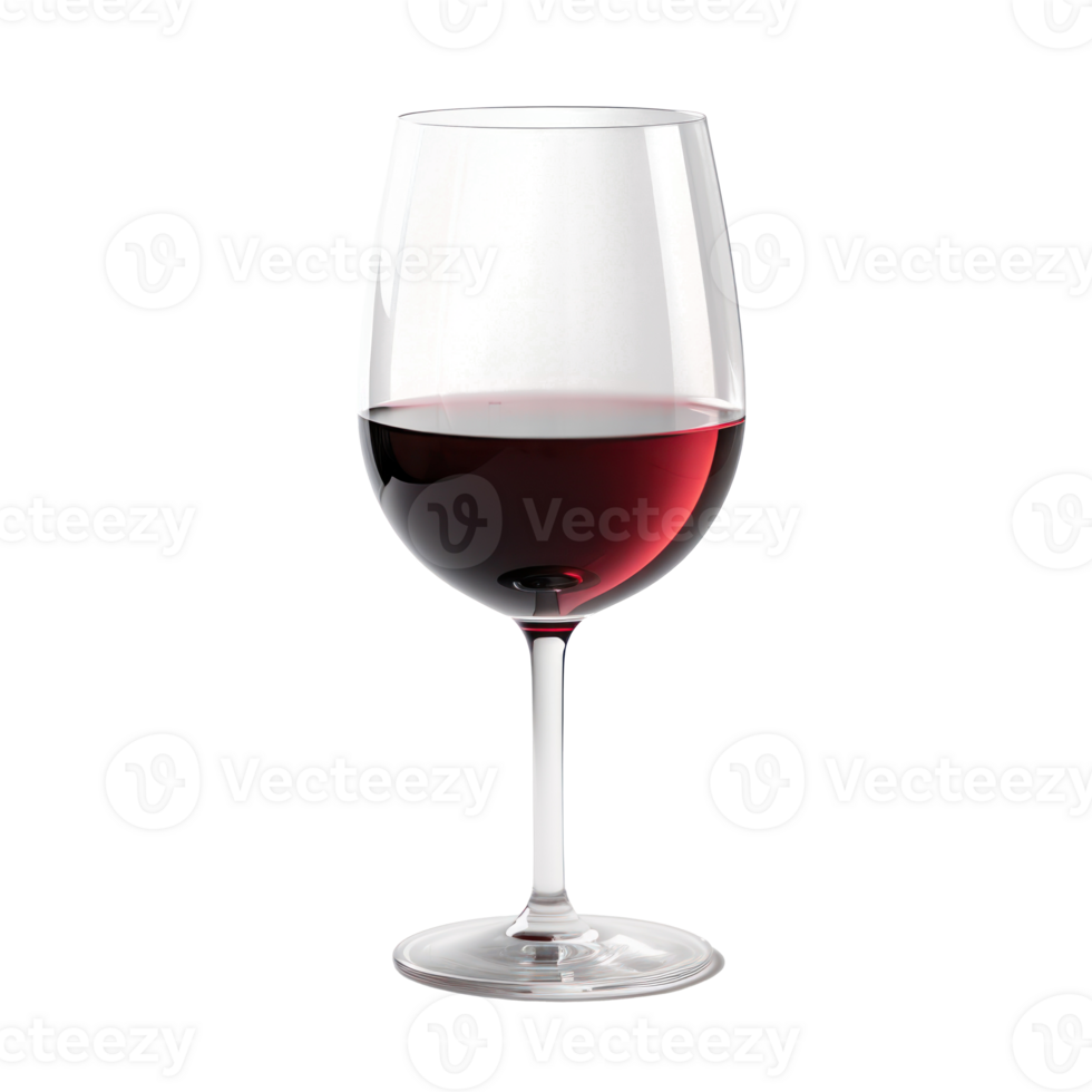 a glass of red wine on a transparent background png
