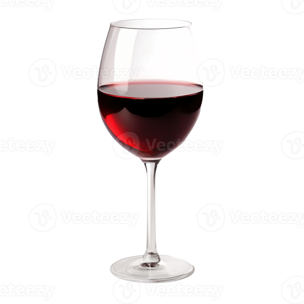 a glass of red wine on a transparent background png