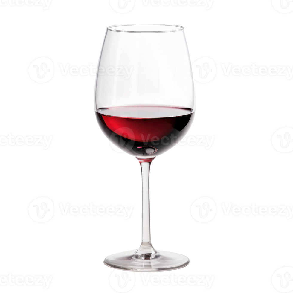 a glass of red wine on a transparent background png
