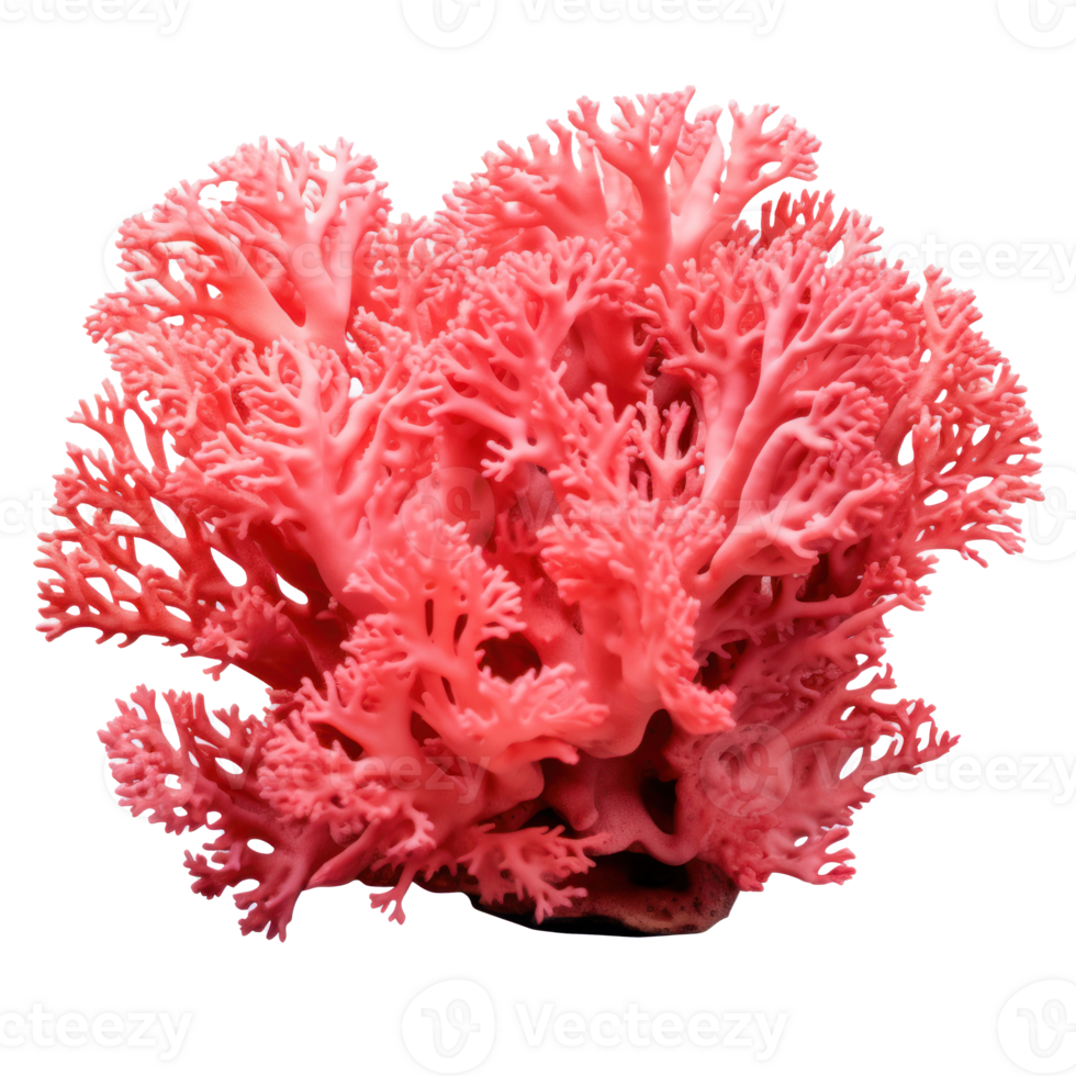 a coral on a transparent background png
