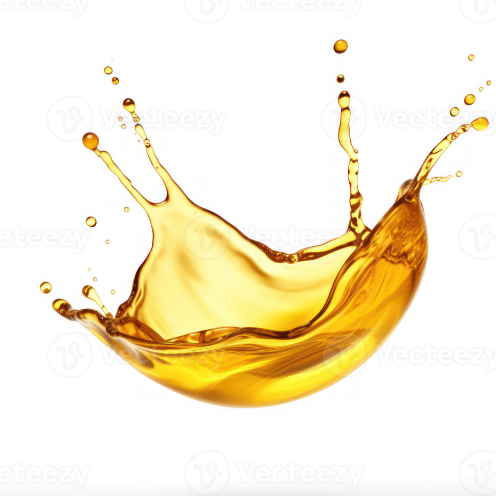 a splash of yellow liquid on a transparent background png