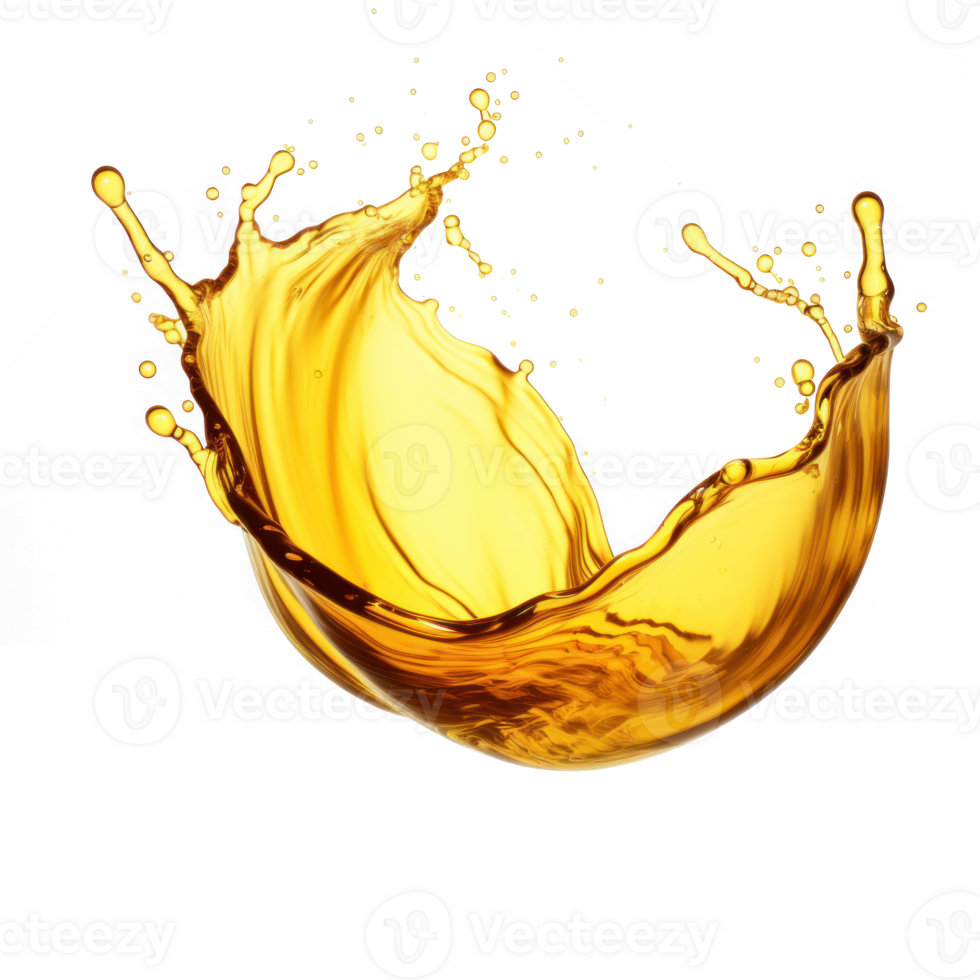 a splash of yellow liquid on a transparent background png