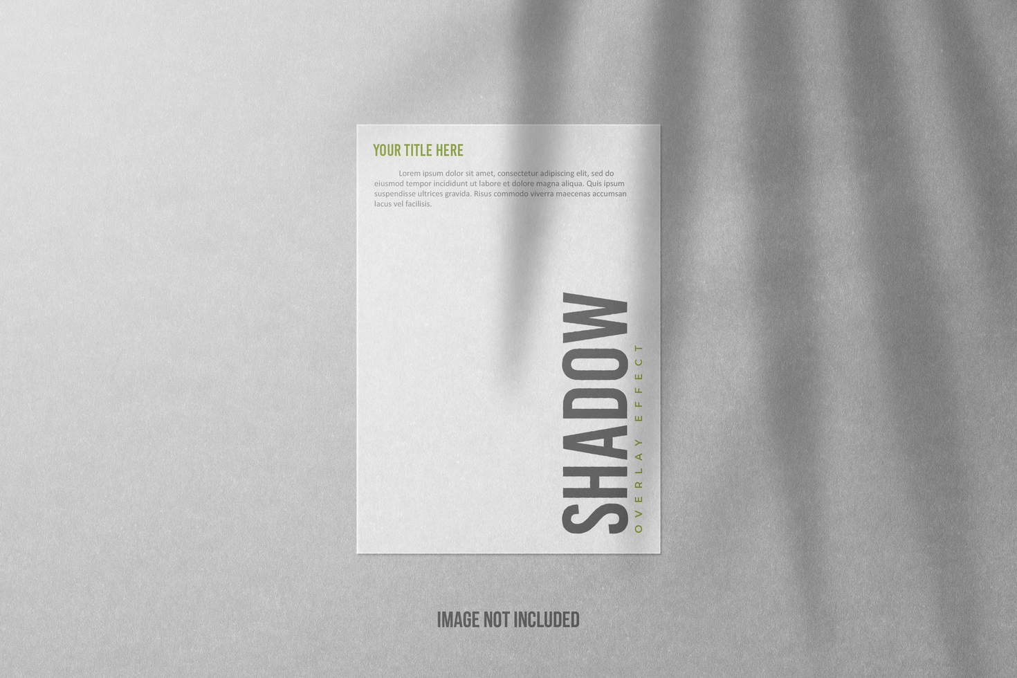 Shadow Overlay with White Paper and Gray Texture vol 22 psd