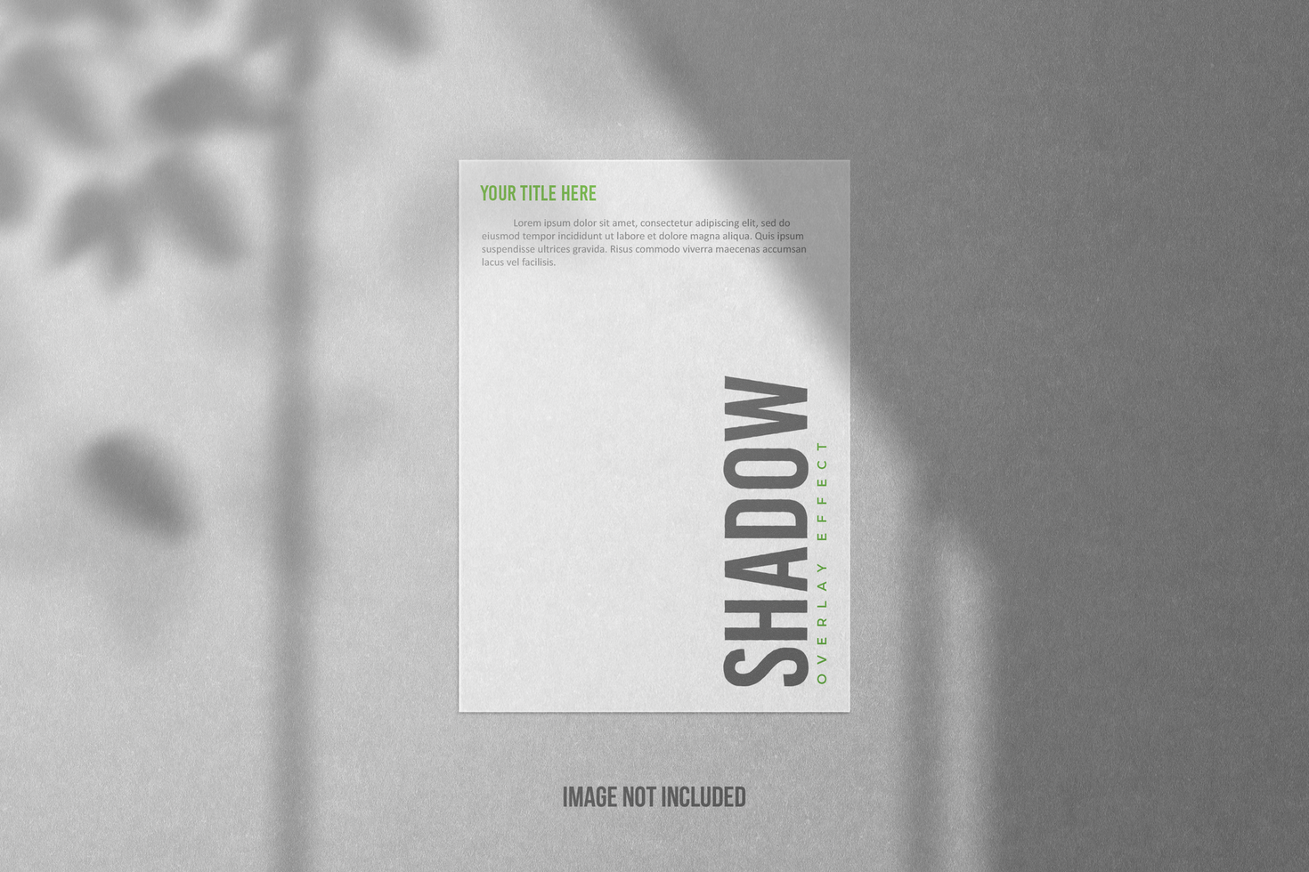 Shadow Overlay with White Paper and Gray Texture vol 31 psd