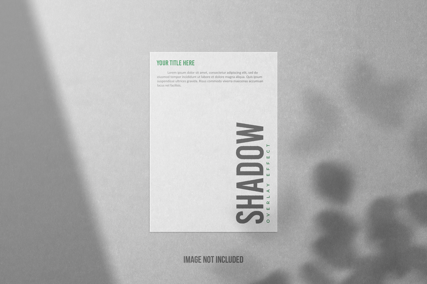 Shadow Overlay with White Paper and Gray Texture vol 27 psd