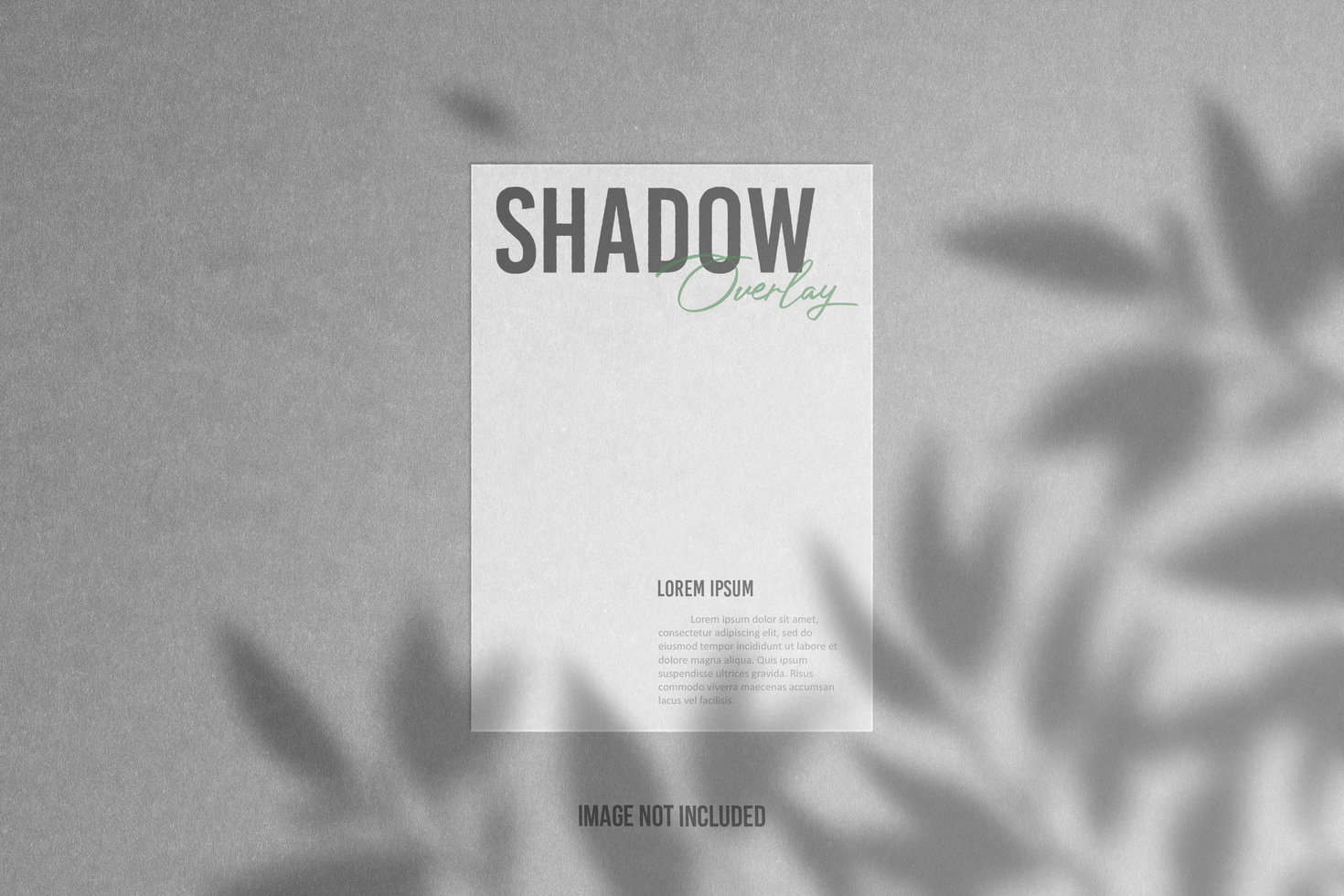 Shadow Overlay with White Paper and Gray Texture vol 16 psd