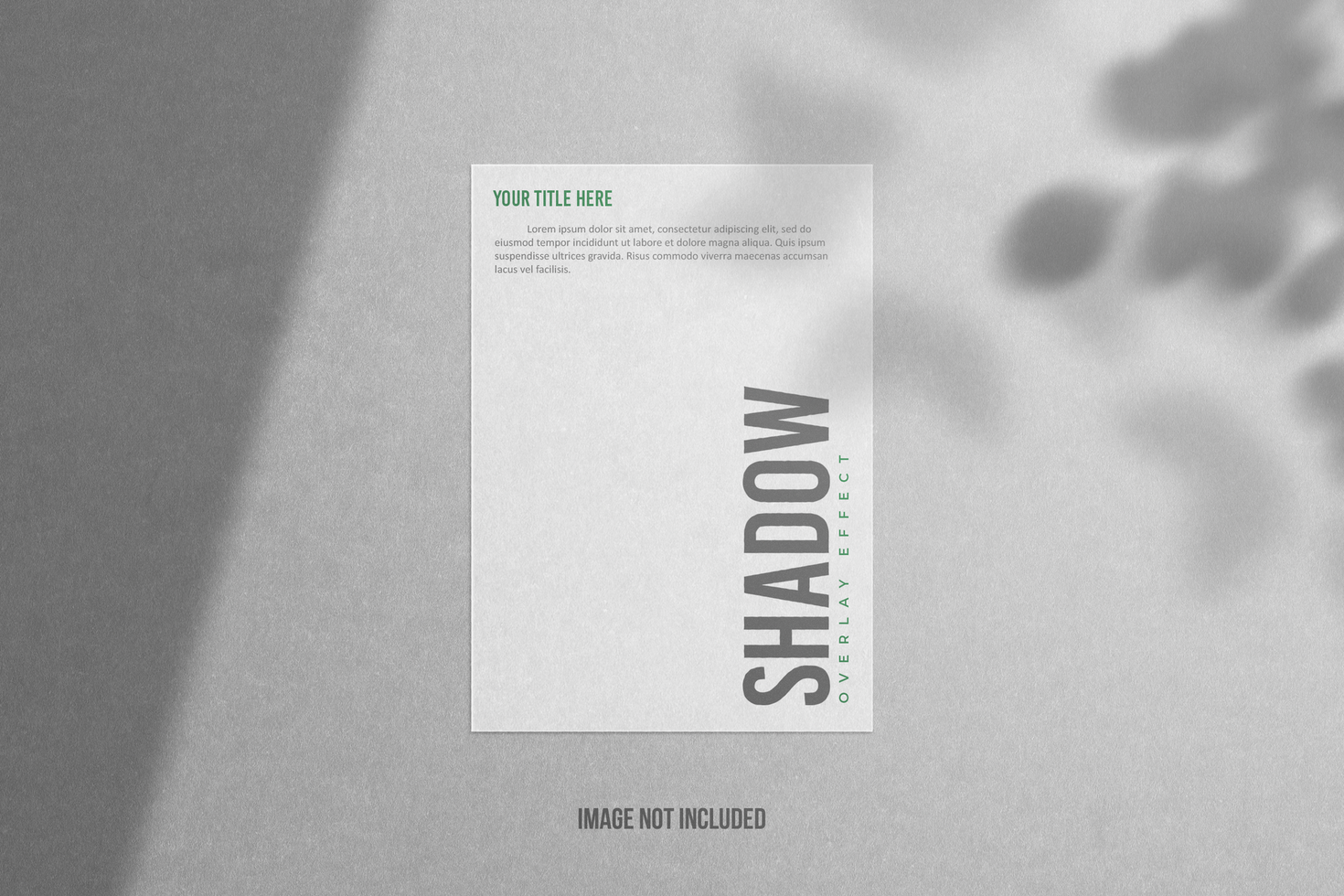 Shadow Overlay with White Paper and Gray Texture vol 26 psd
