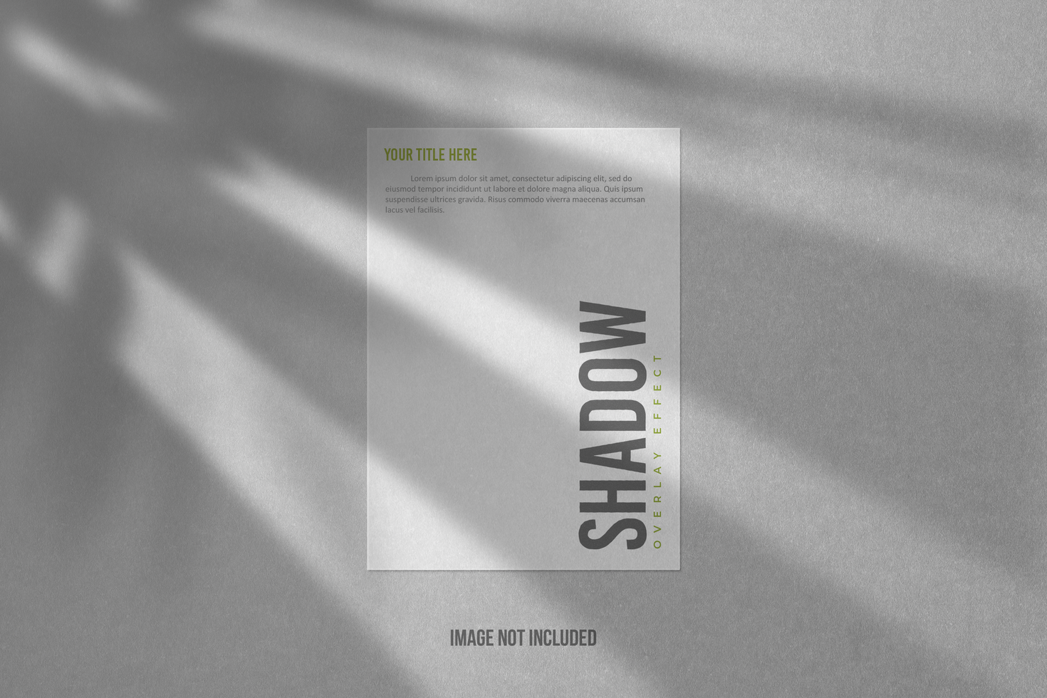 Shadow Overlay with White Paper and Gray Texture vol 21 psd