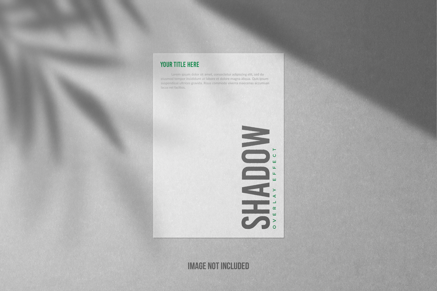 Shadow Overlay with White Paper and Gray Texture vol 19 psd