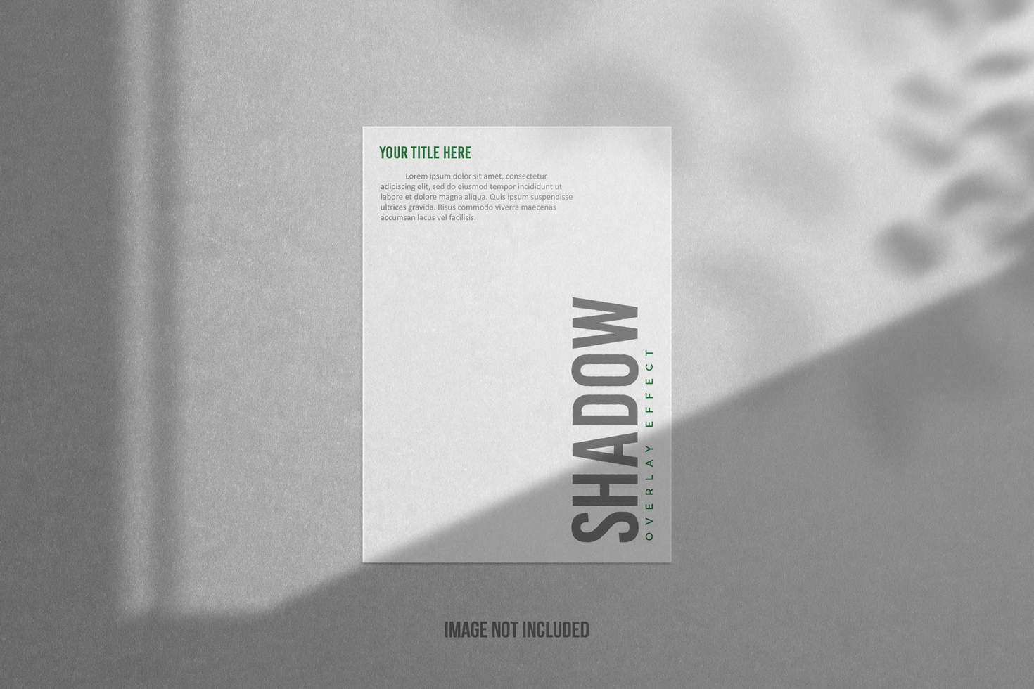 Shadow Overlay with White Paper and Gray Texture vol 34 psd