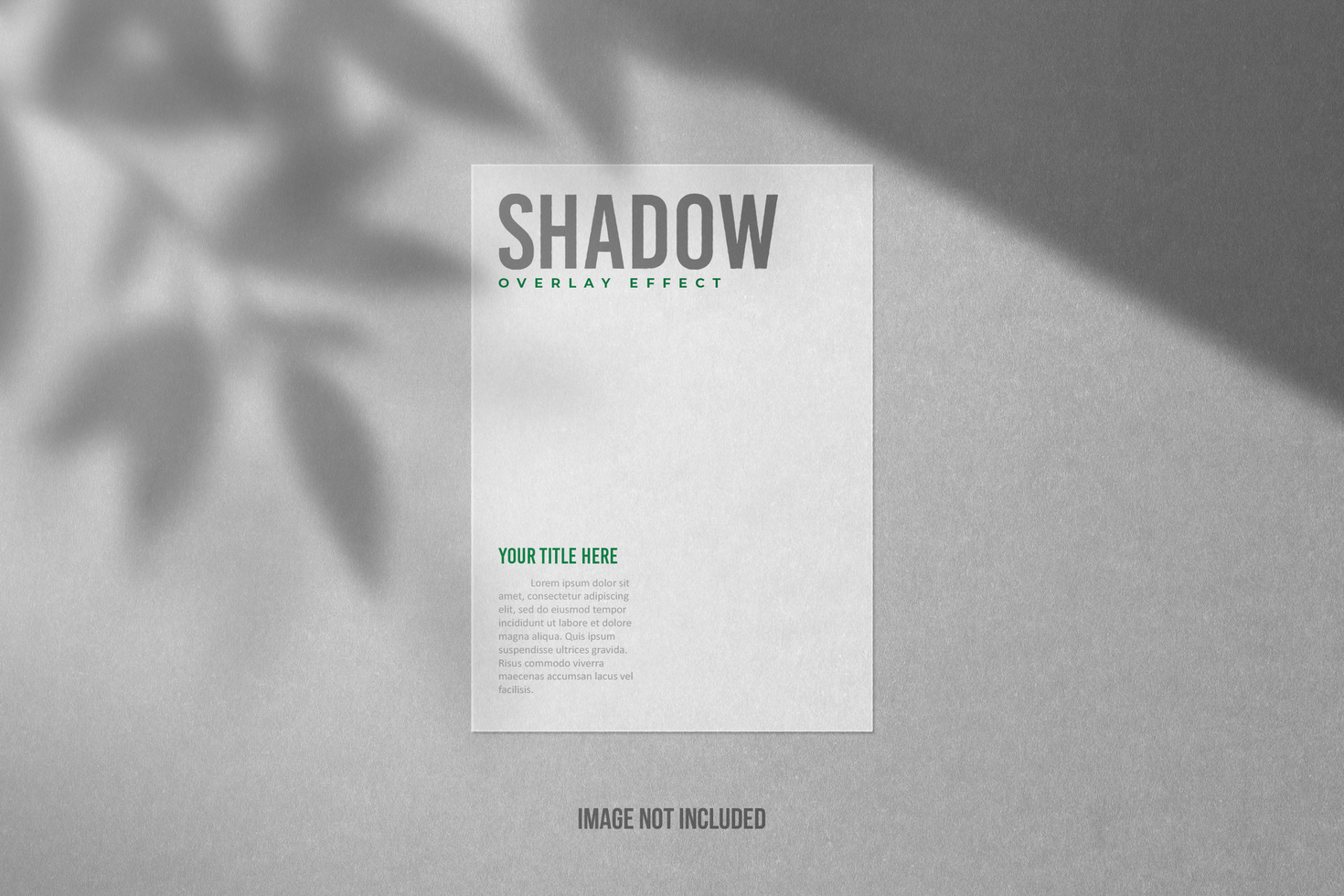 Shadow Overlay with White Paper and Gray Texture vol 20 psd