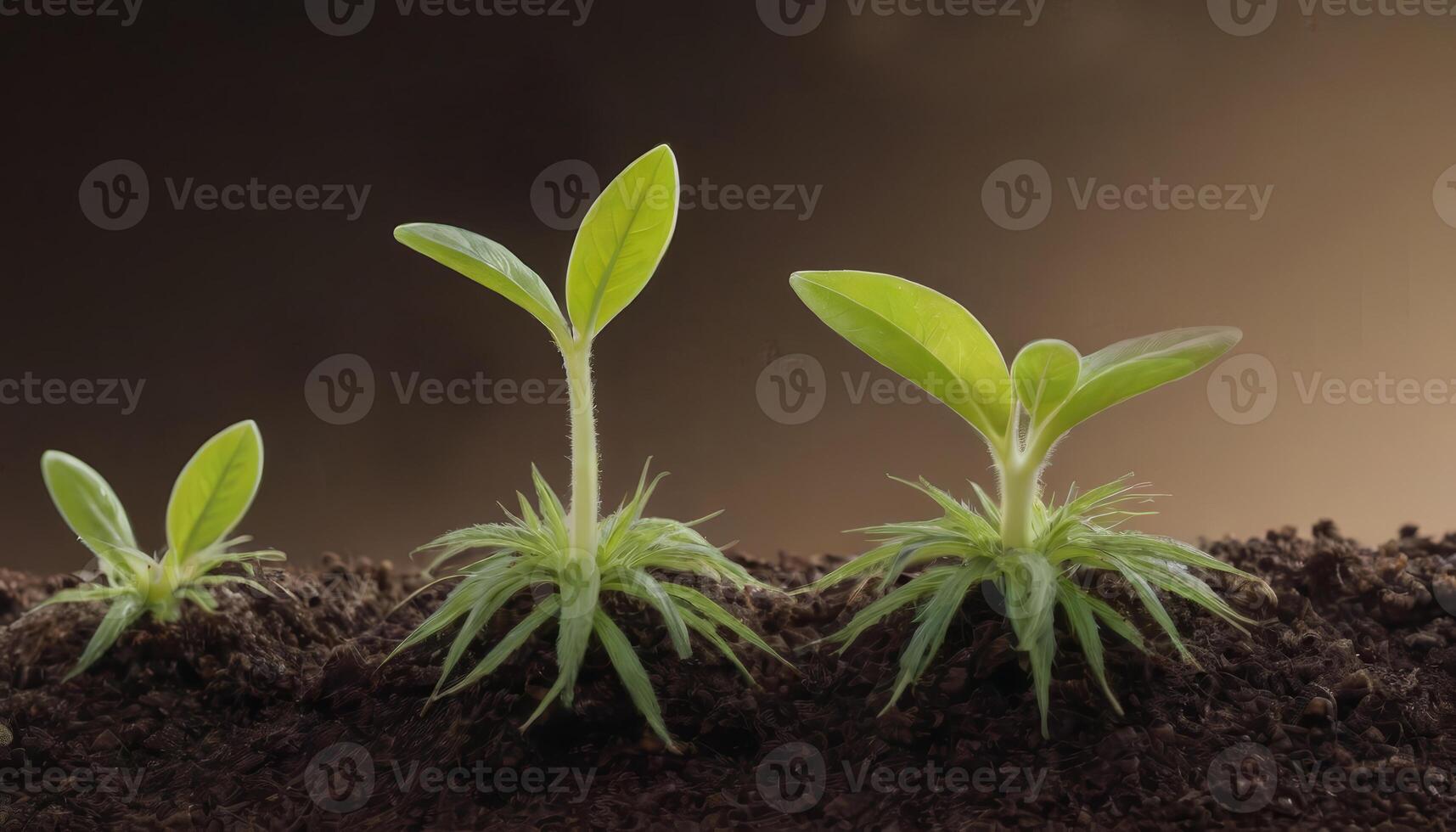 Green Growth Seedlings Embracing Natures Call photo