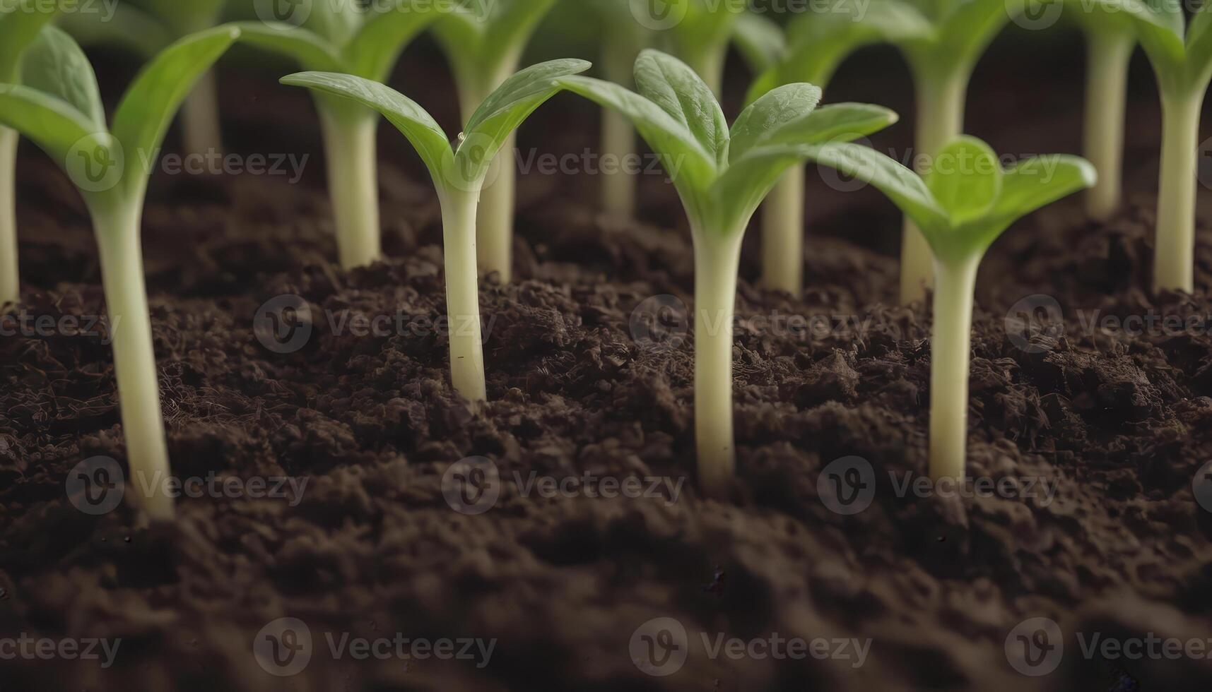Below the Surface Seedlings Embarking on Growth photo