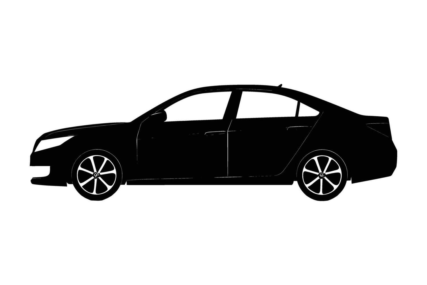 Sedan car silhouette 46814751 Vector Art at Vecteezy