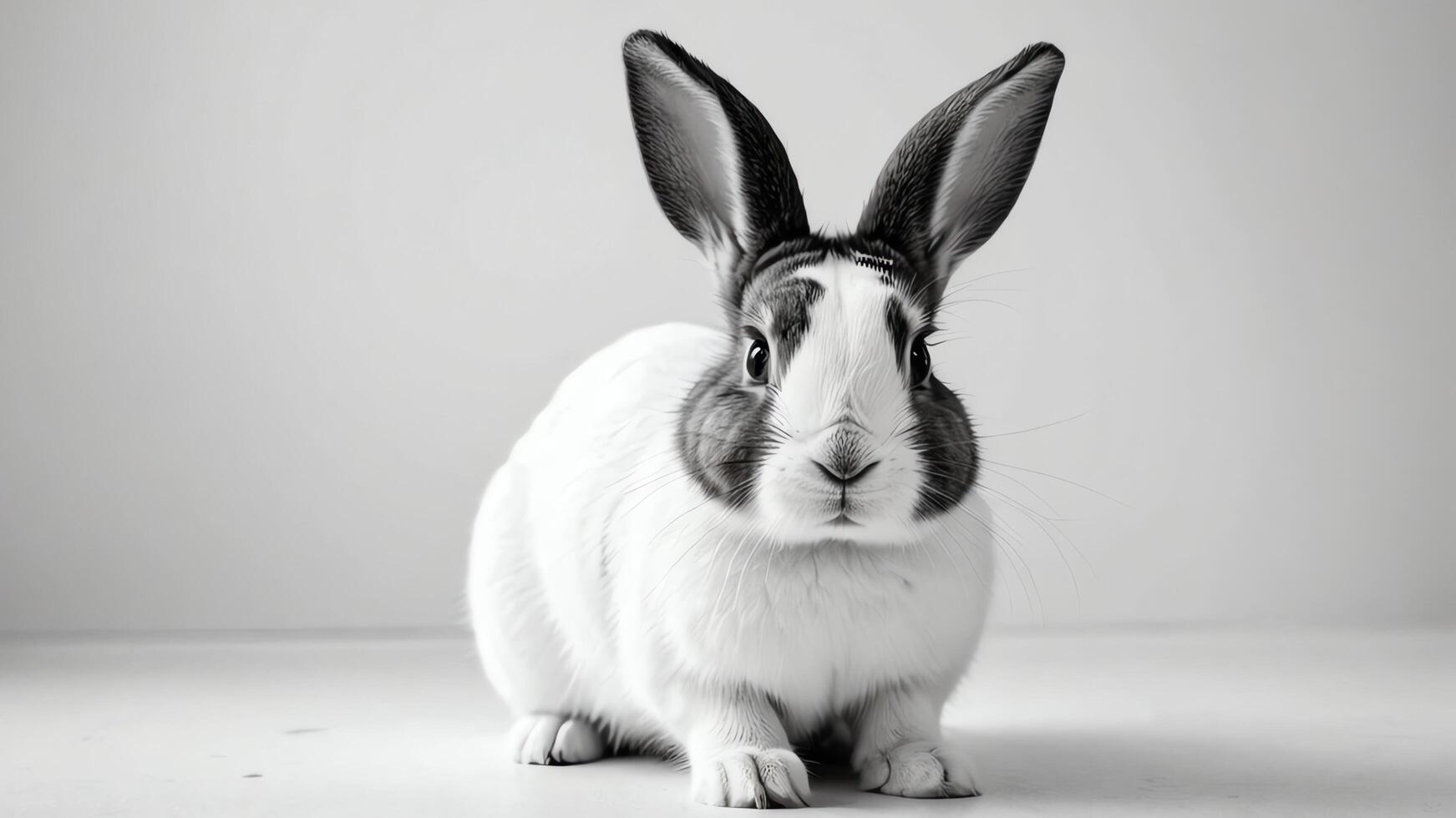 cute rabbit animal on a white background photo