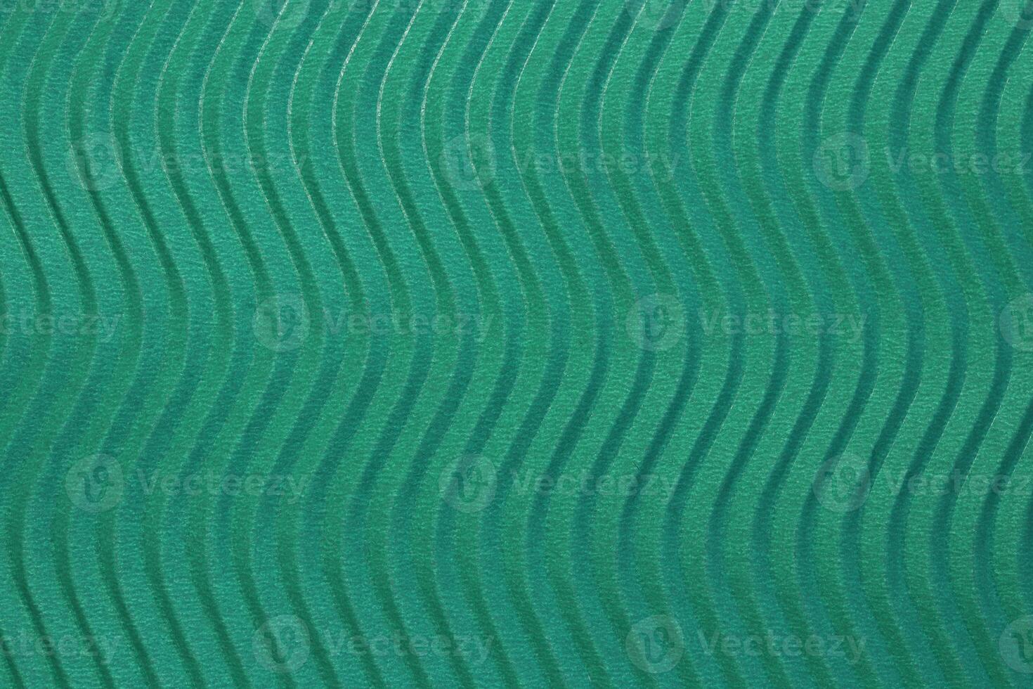 Deep Sea Blue Paper Vertical Waves Texture. Embossed Waves on Detailed Paper Background. Corrugated Wavy Cardboard Backdrop. photo