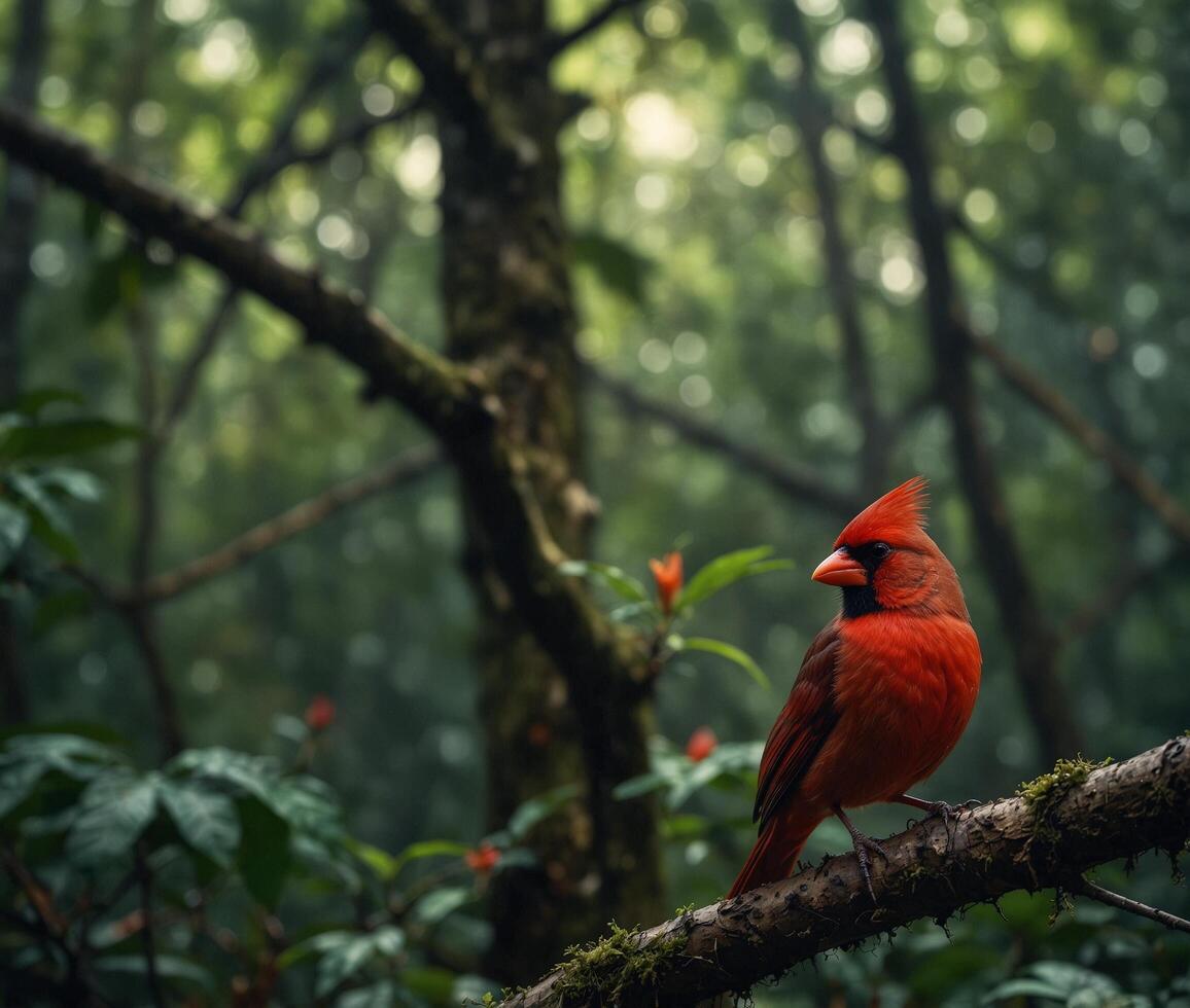Sparrow, Eagle, Hawk, Owl, Pigeon, Crow, Robin, Parrot, Penguin, Flamingo, Swan, Hummingbird, Peacock, Woodpecker, Seagull, Toucan, Canary, Finch, Peli sitting on a branch in the natural green forest photo