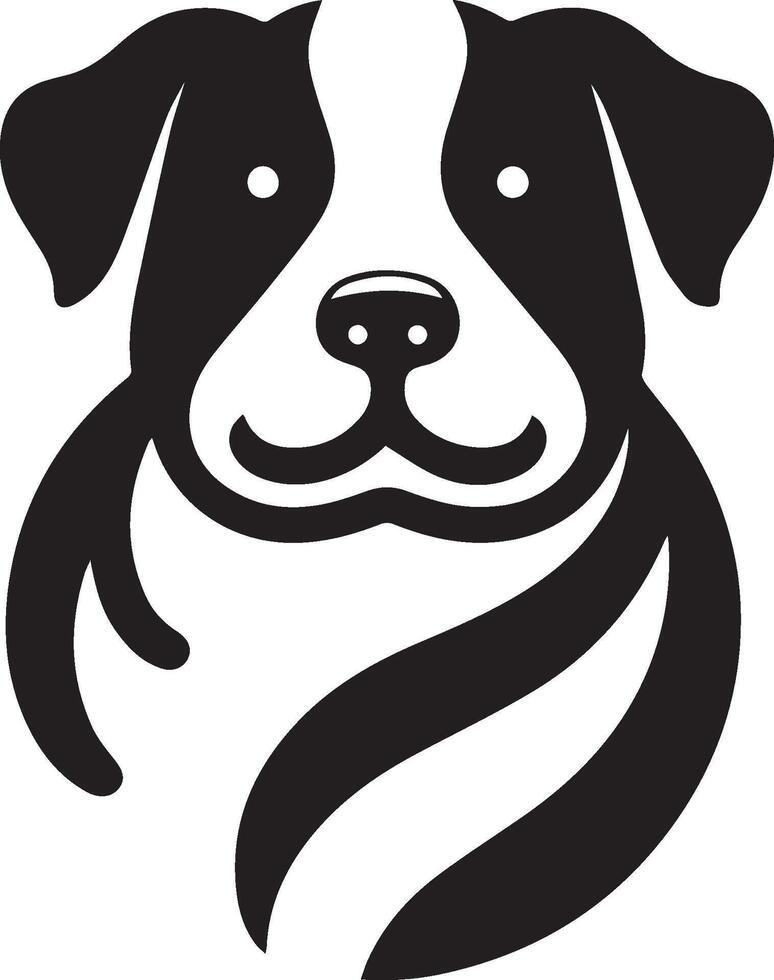 isolated a graphic dog cute illustration of peaking. silhouette of dog . dignified poses on a white background. logo icon vector