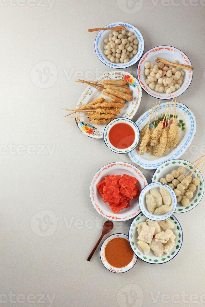 Various Food made From Tapioca Flours or Aci from Bandung, Indonesia. photo