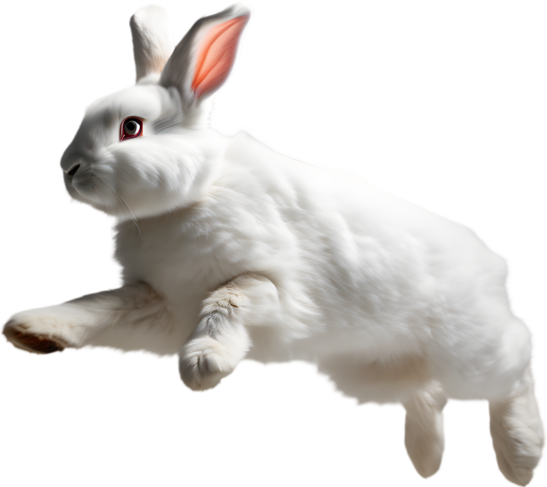 Adorable bunny illustration, soft and cuddly. AI-generated. png