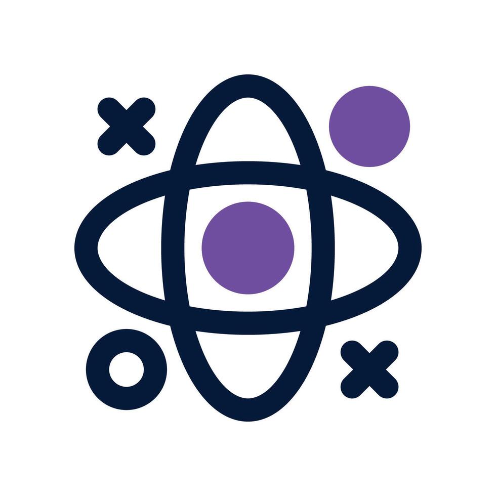 atom icon. vectormixed icon for your website, mobile, presentation, and logo design. vector