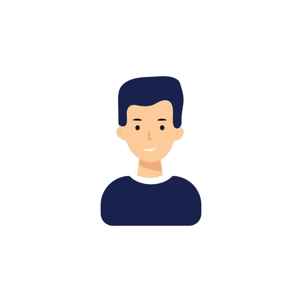 character icons and flat desing, man character design vector