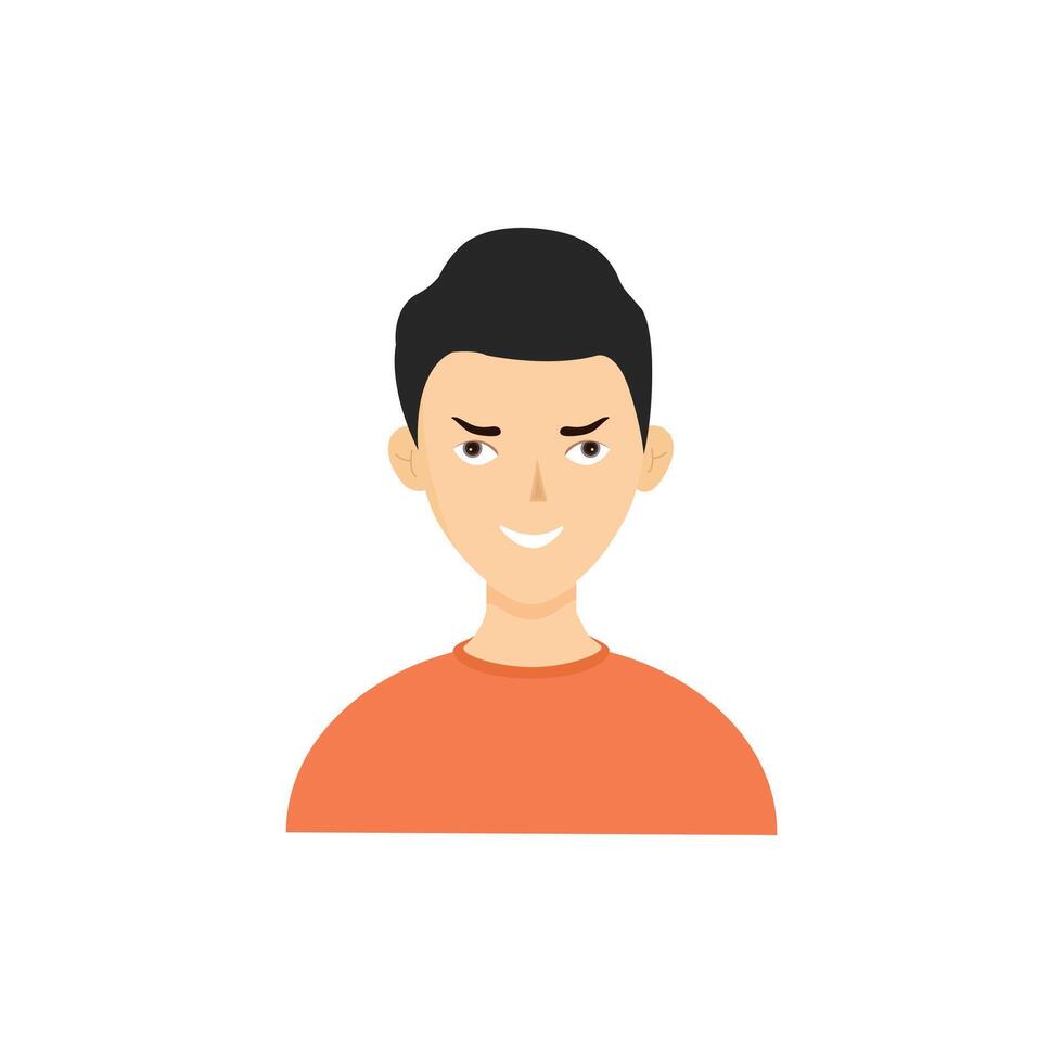 character icons and flat desing, man character design vector