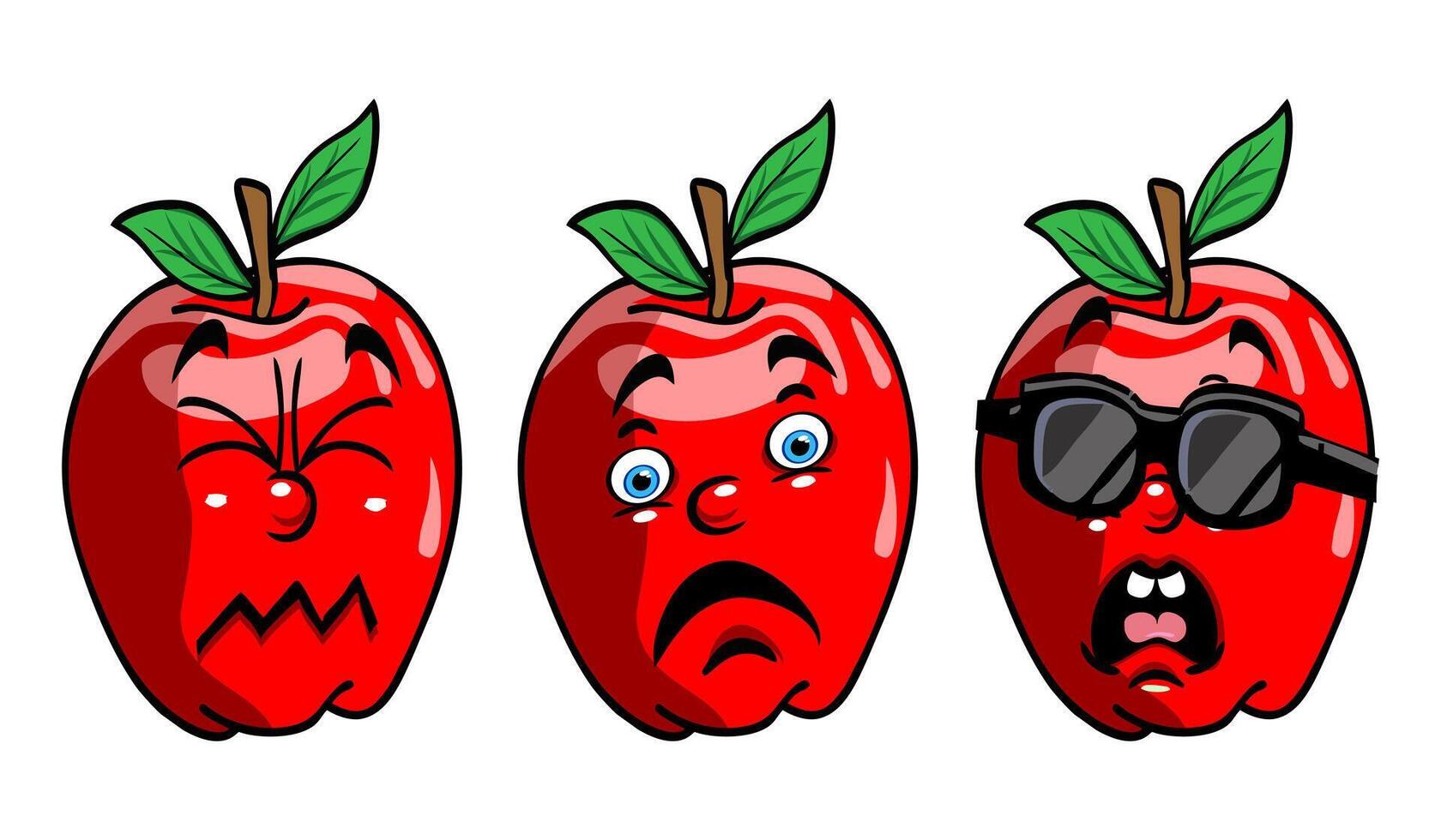 cartoon image of a fruit vector
