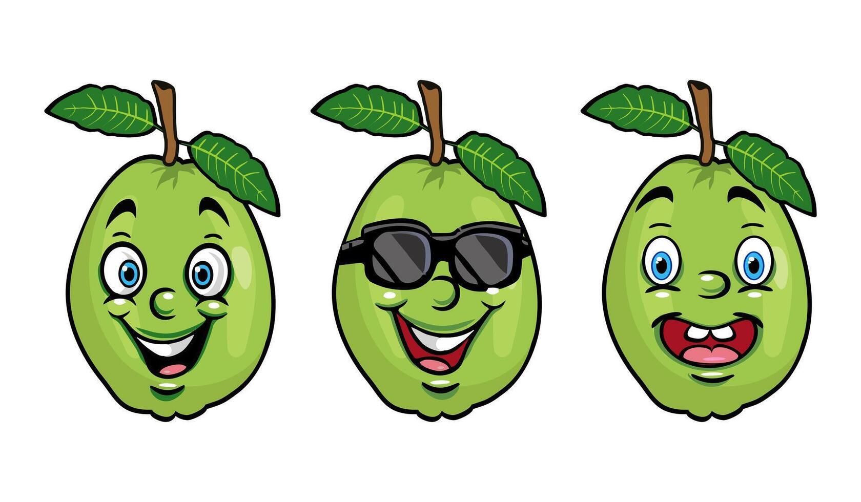 cartoon image of a fruit vector