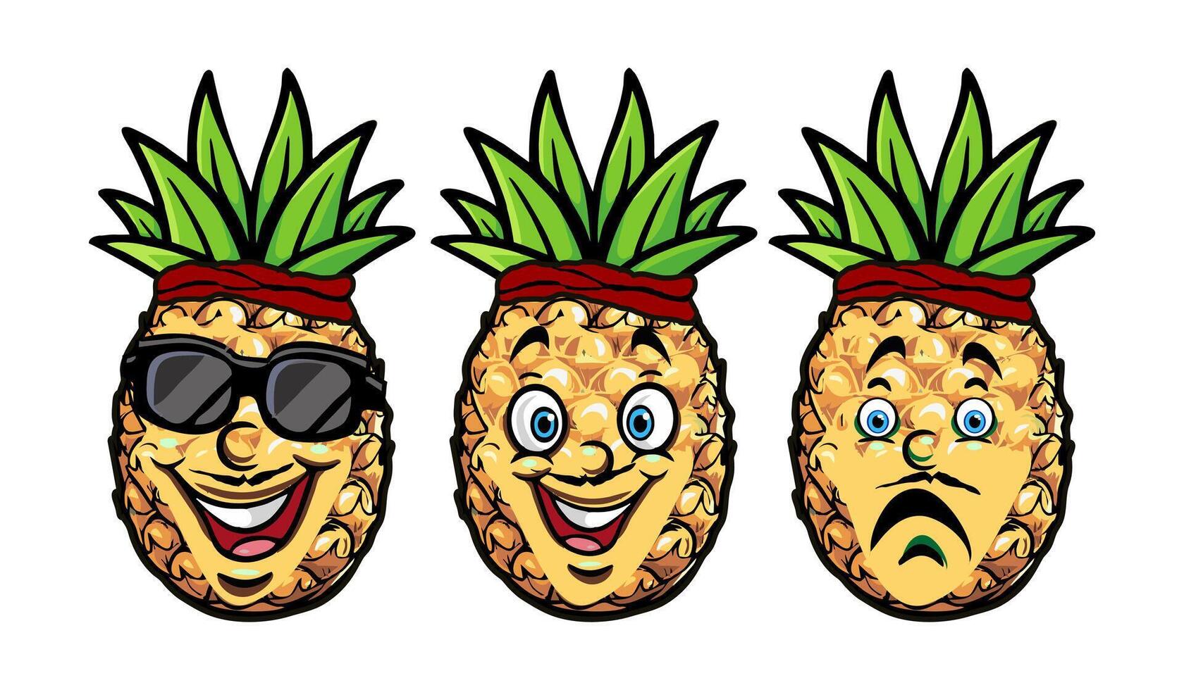 cartoon image of a fruit vector