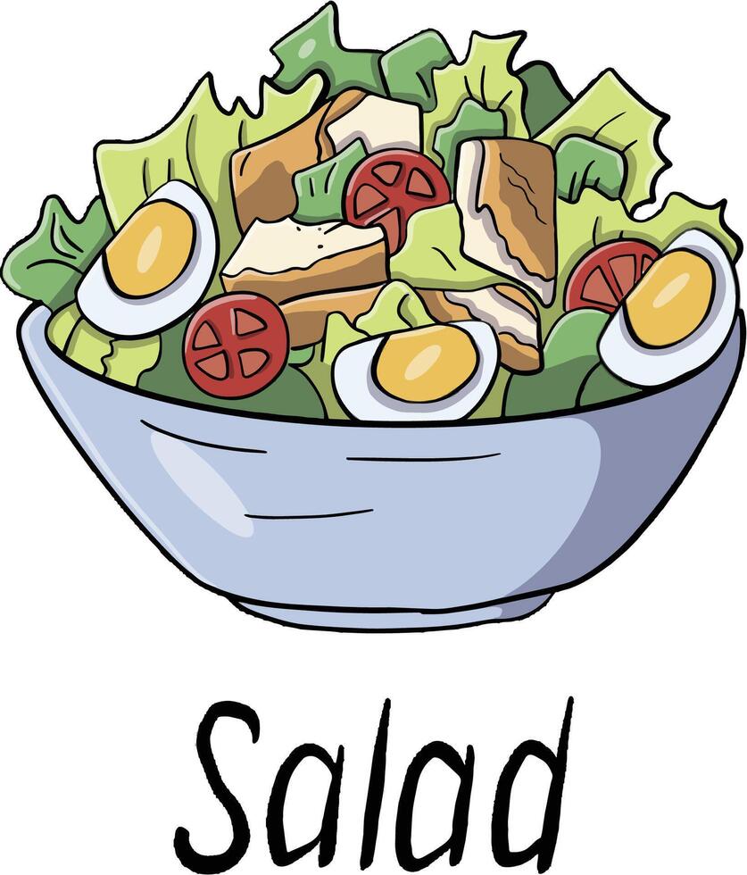 The Green Salad vector