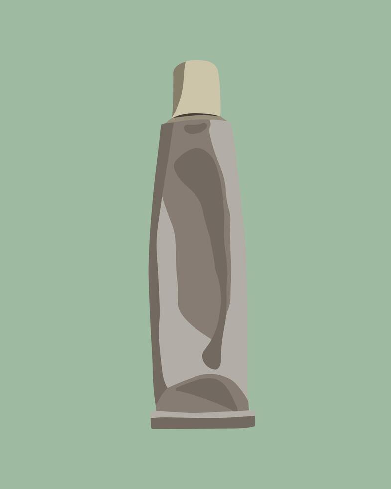 Illustration of a tube of cream. vector