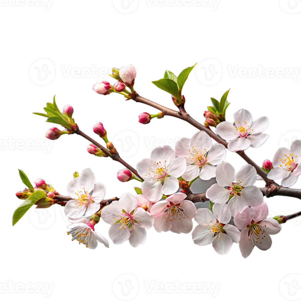 A white flower with pink petals is shown in the foreground png