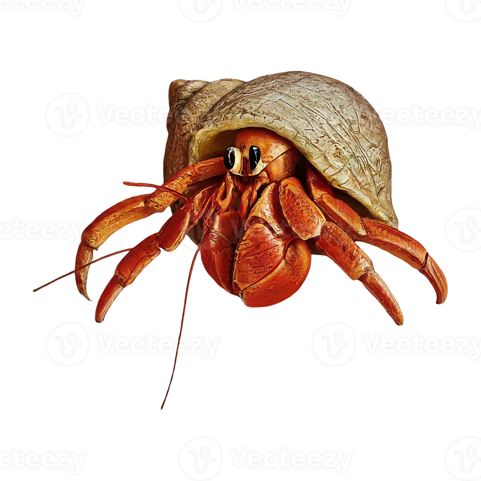 hermit crab on transparent background png