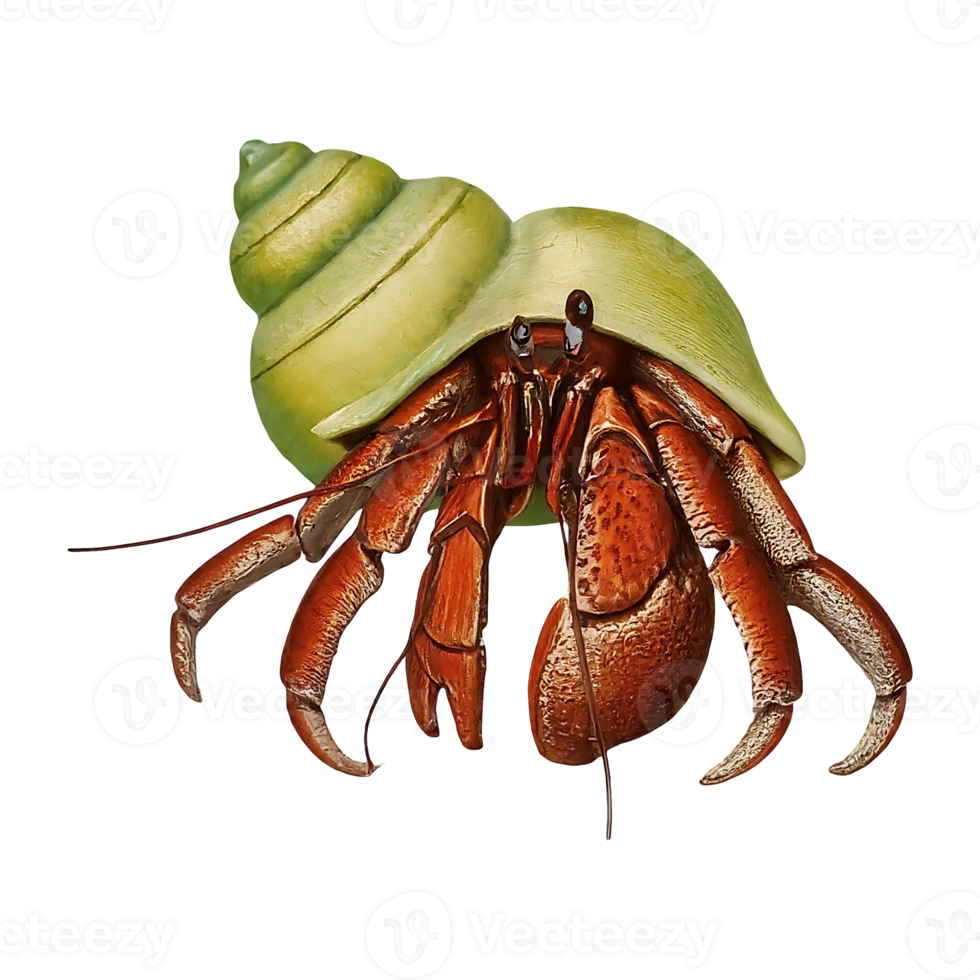 hermit crab on transparent background png