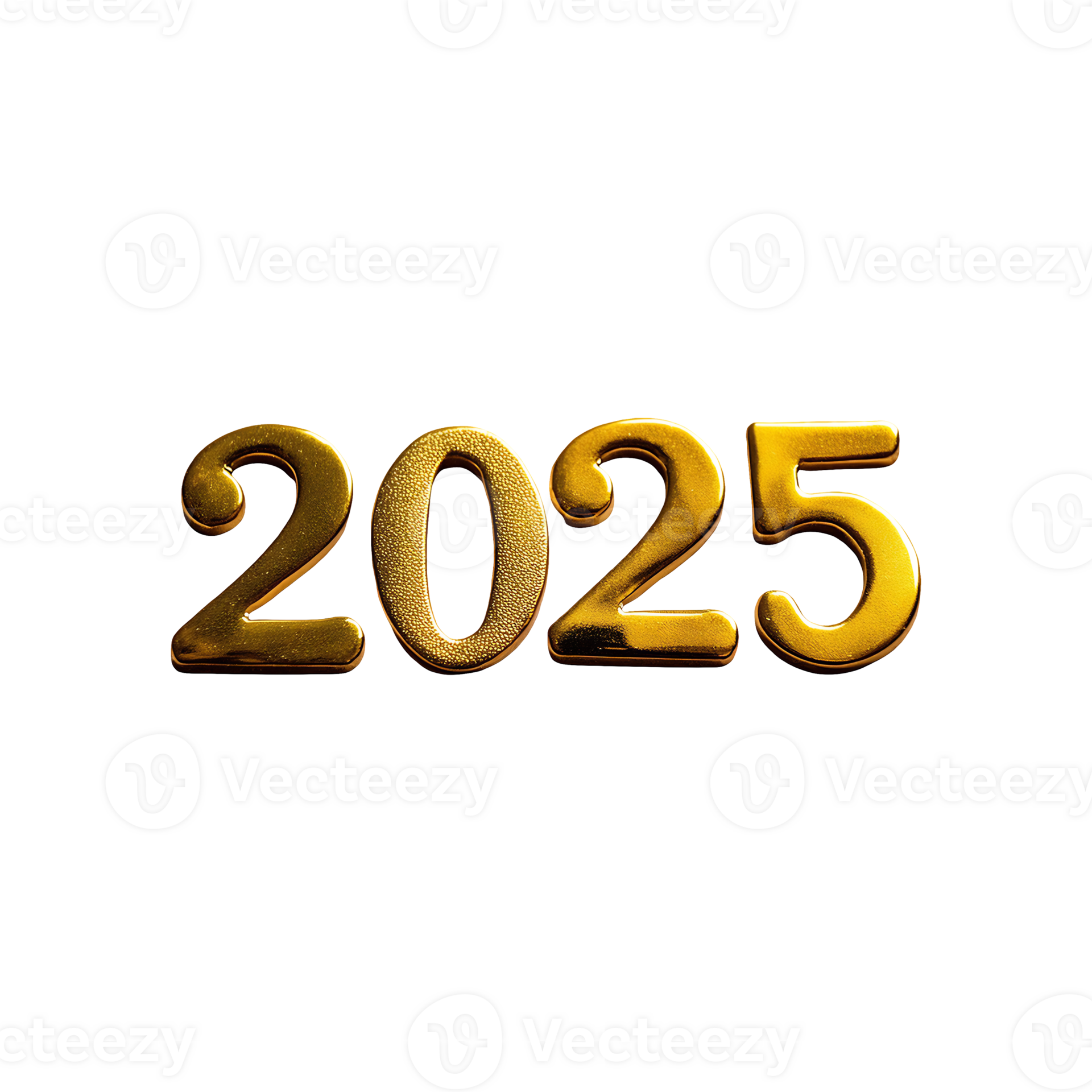 2025 Gold Symbol isolated on transparent background 46823302 PNG