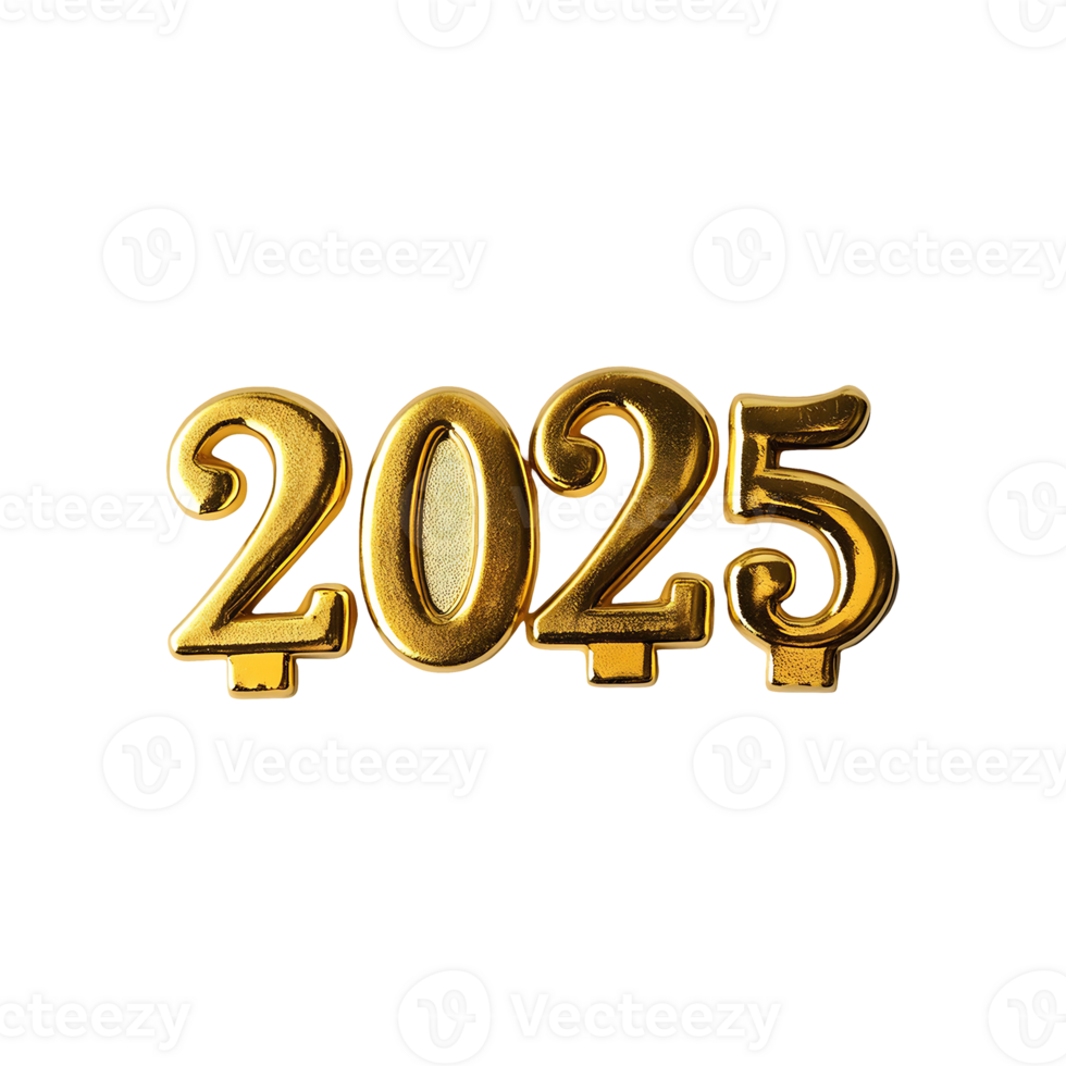 2025 Gold Symbol isolated on transparent background 46823303 PNG