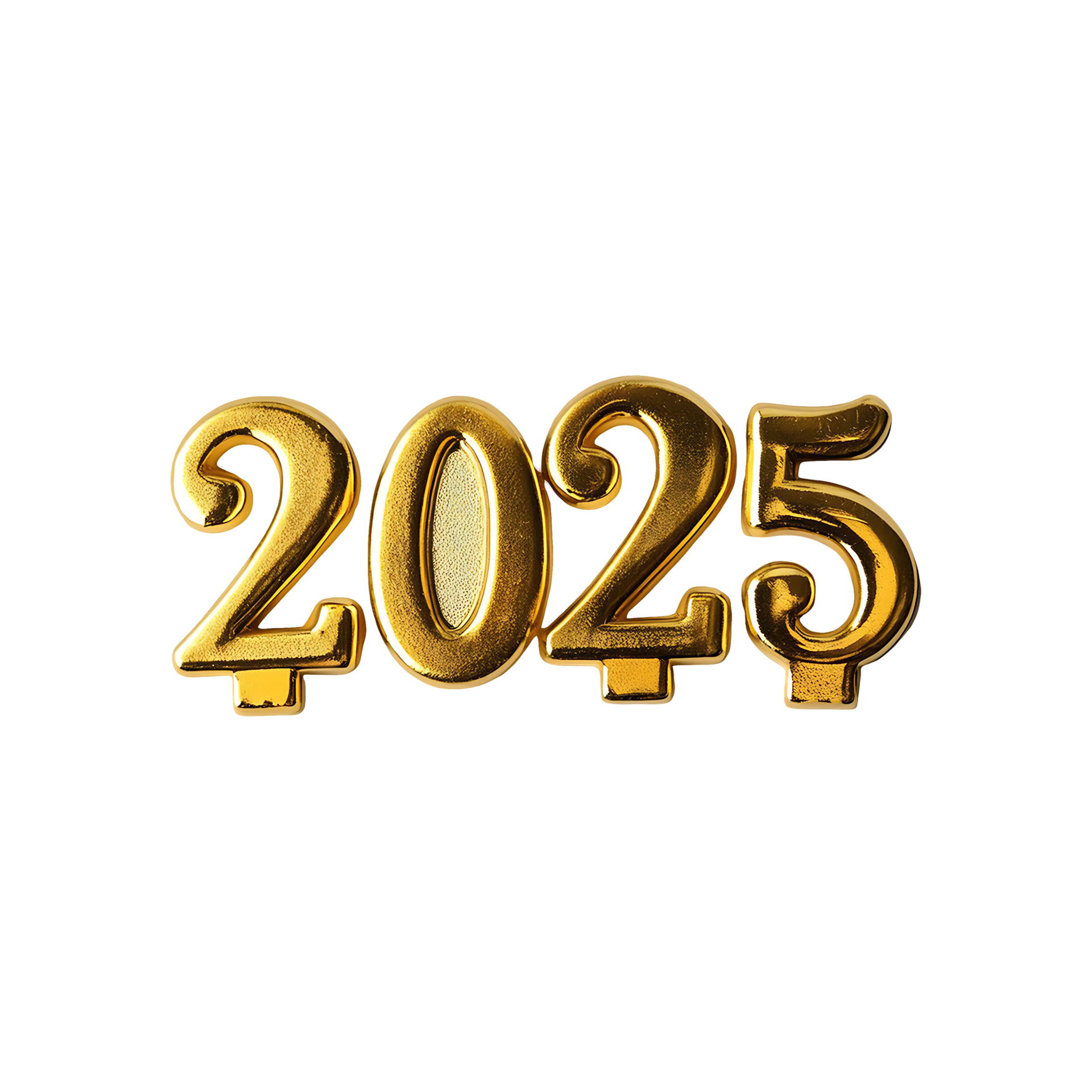 2025 Gold Symbol isolated on transparent background 46823303 PNG
