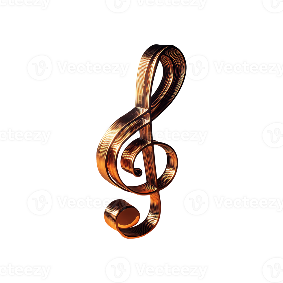 Alto C Clef Symbol isolated on transparent background png