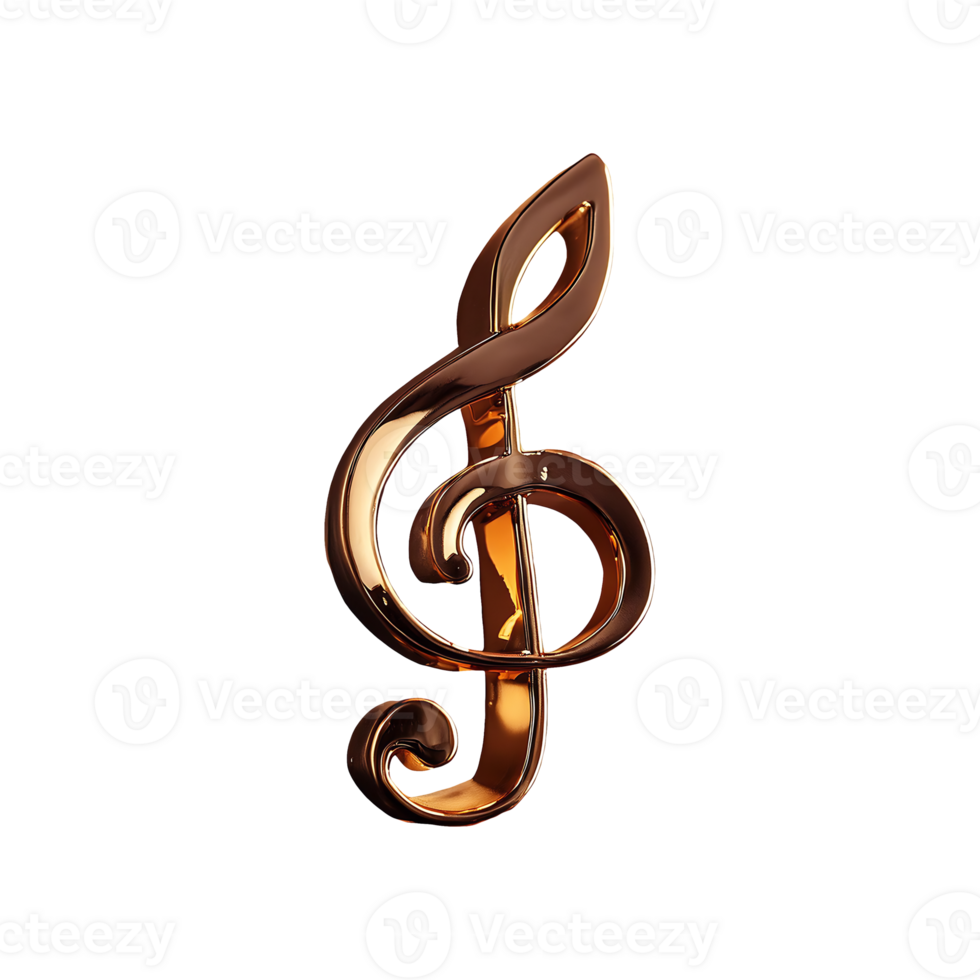 Alto C Clef Symbol isolated on transparent background png