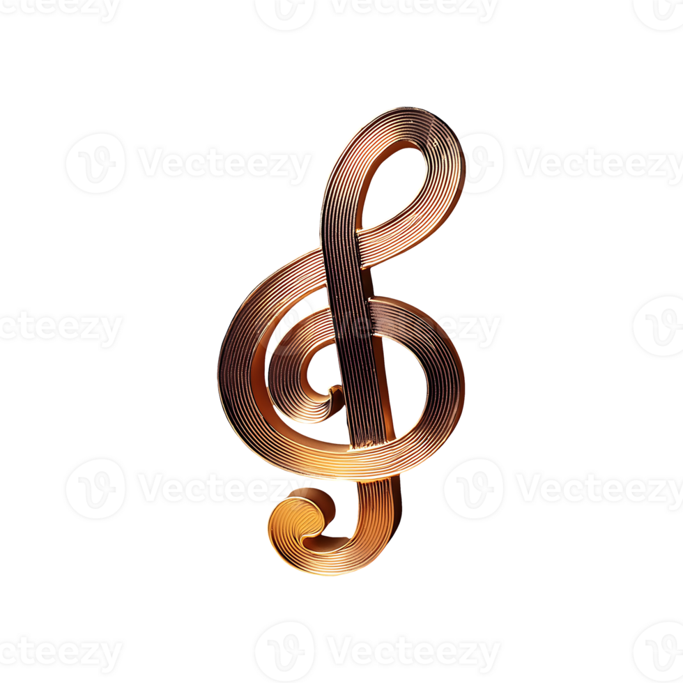 Alto C Clef Symbol isolated on transparent background png