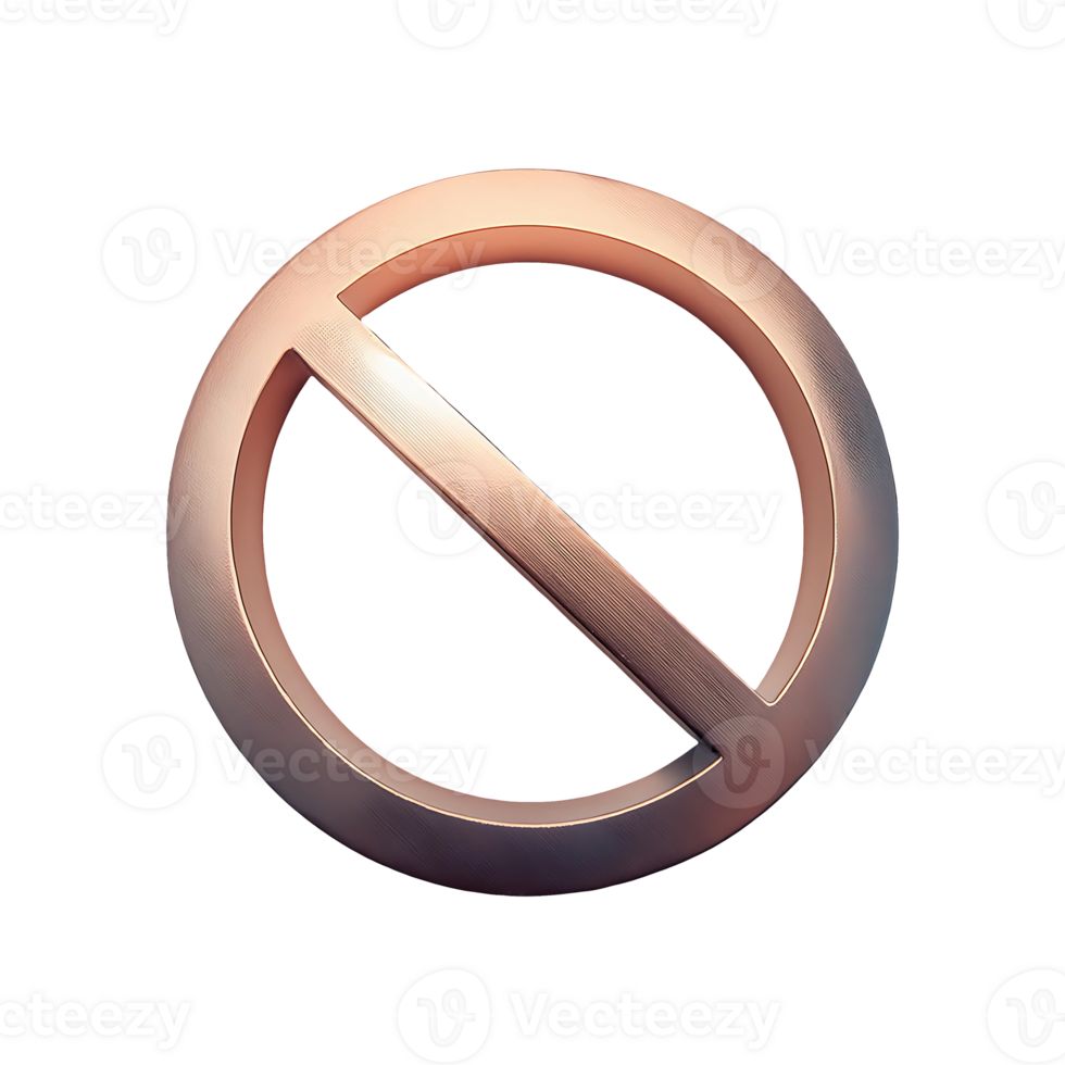 Ban Symbol Symbol isolated on transparent background png