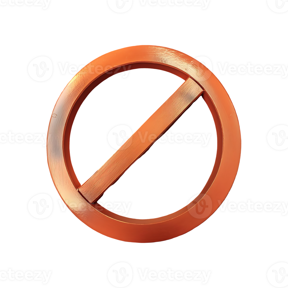 Ban Symbol Symbol isolated on transparent background png