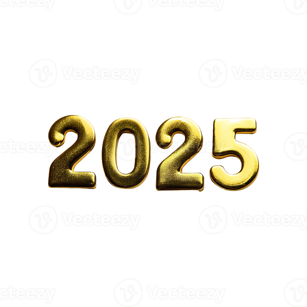 2025 Gold Symbol isolated on transparent background 46823639 PNG