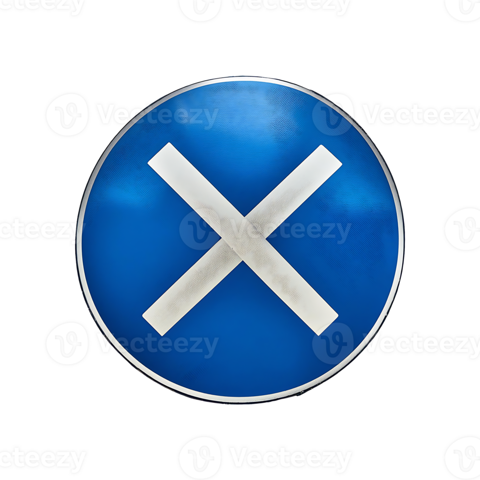 Cross Mark Icon No Symbol isolated on transparent background png