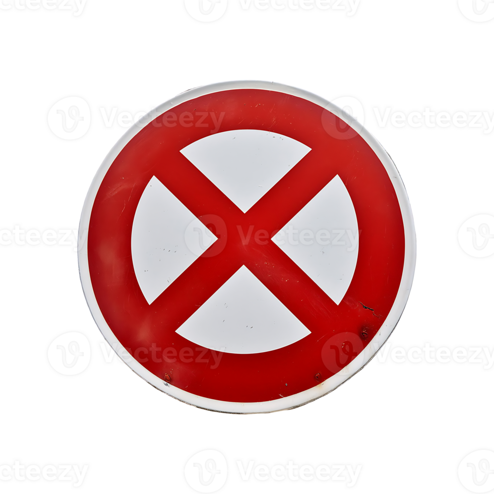 Cross Mark No Icon Symbol isolated on transparent background png