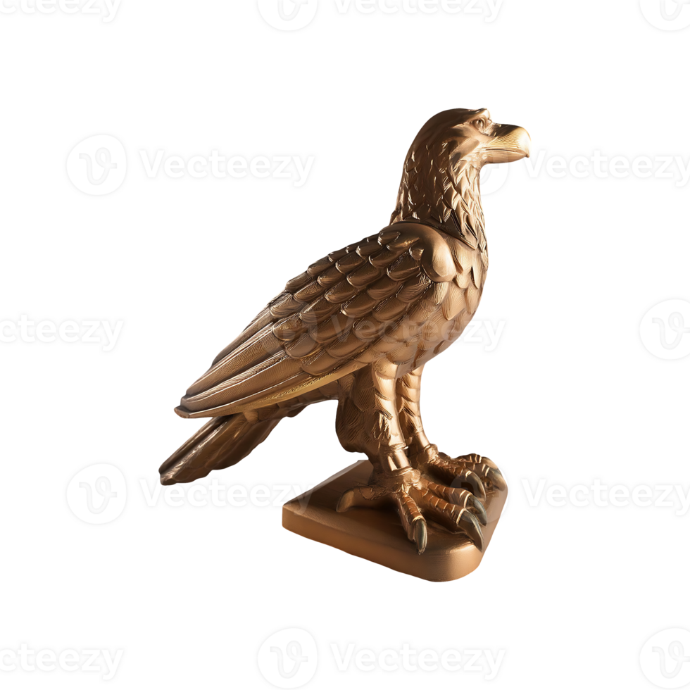 Eagle Sculpture Symbol isolated on transparent background png