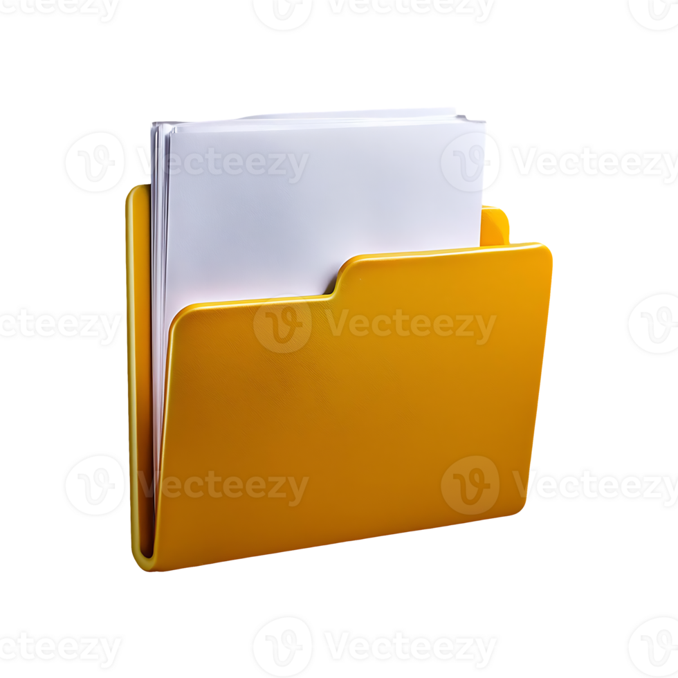 Folder With Filesd Icon Symbol isolated on transparent background png