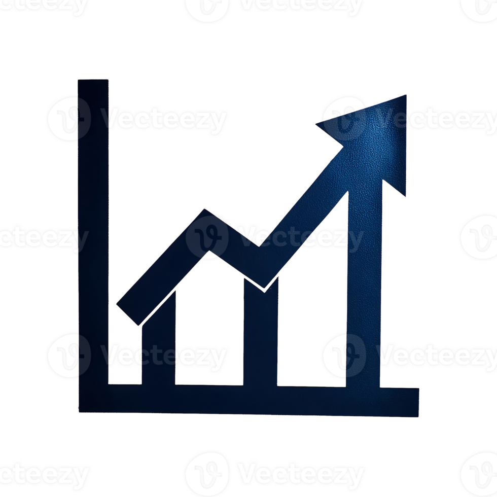 Graph Icon Symbol isolated on transparent background png