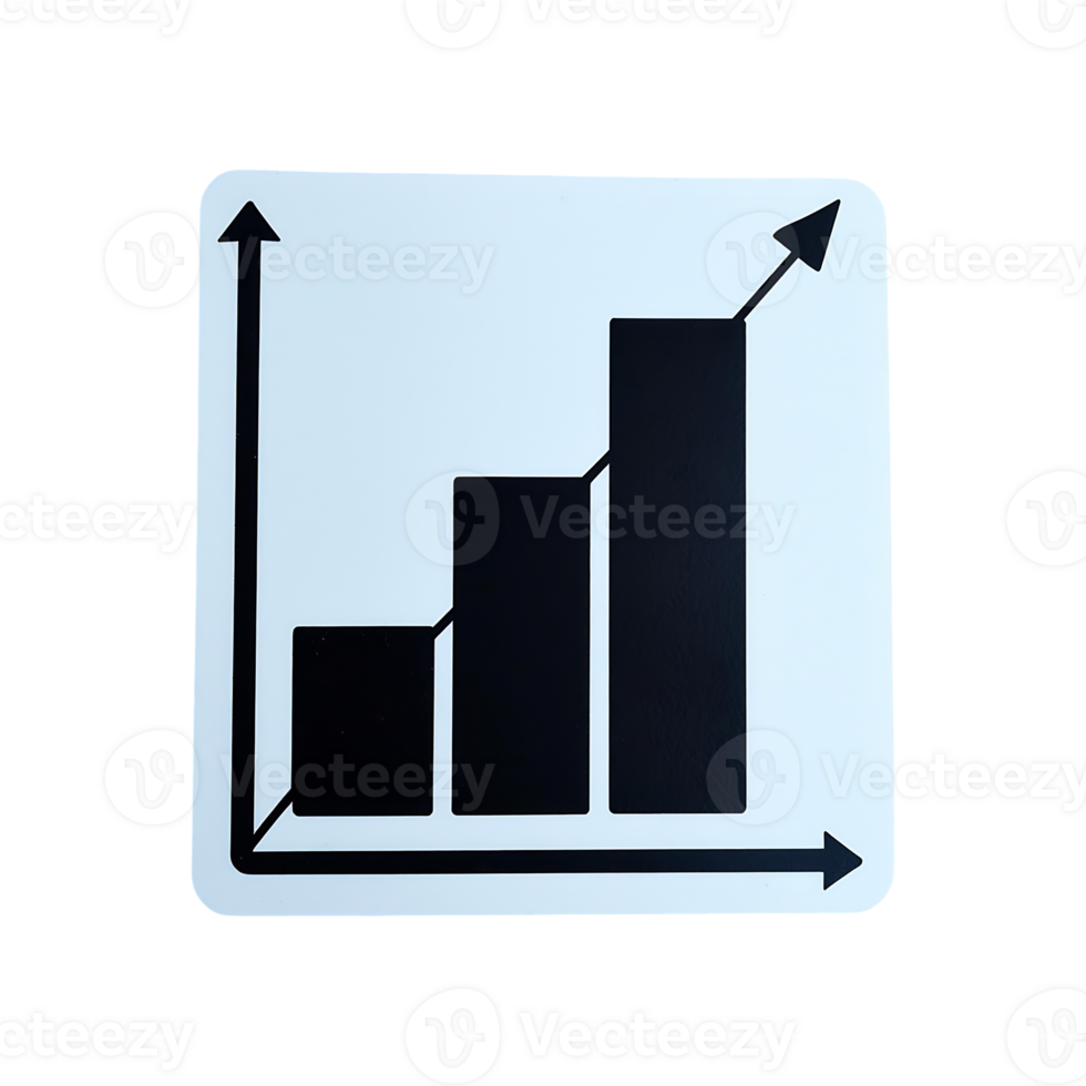Graph Icon Symbol isolated on transparent background png